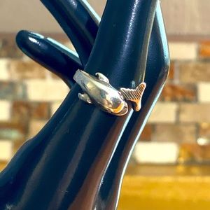 Sterling Silver Dolphin Ring